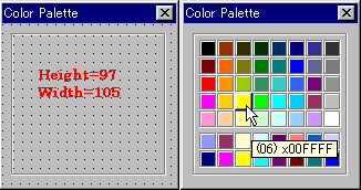 Color Palette form